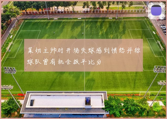莱切主帅对开场失球感到愤怒并称球队曾有机会扳平比分